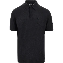 Wool jersey polo shirt