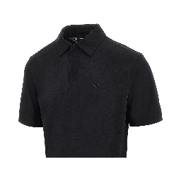 Wool jersey polo shirt