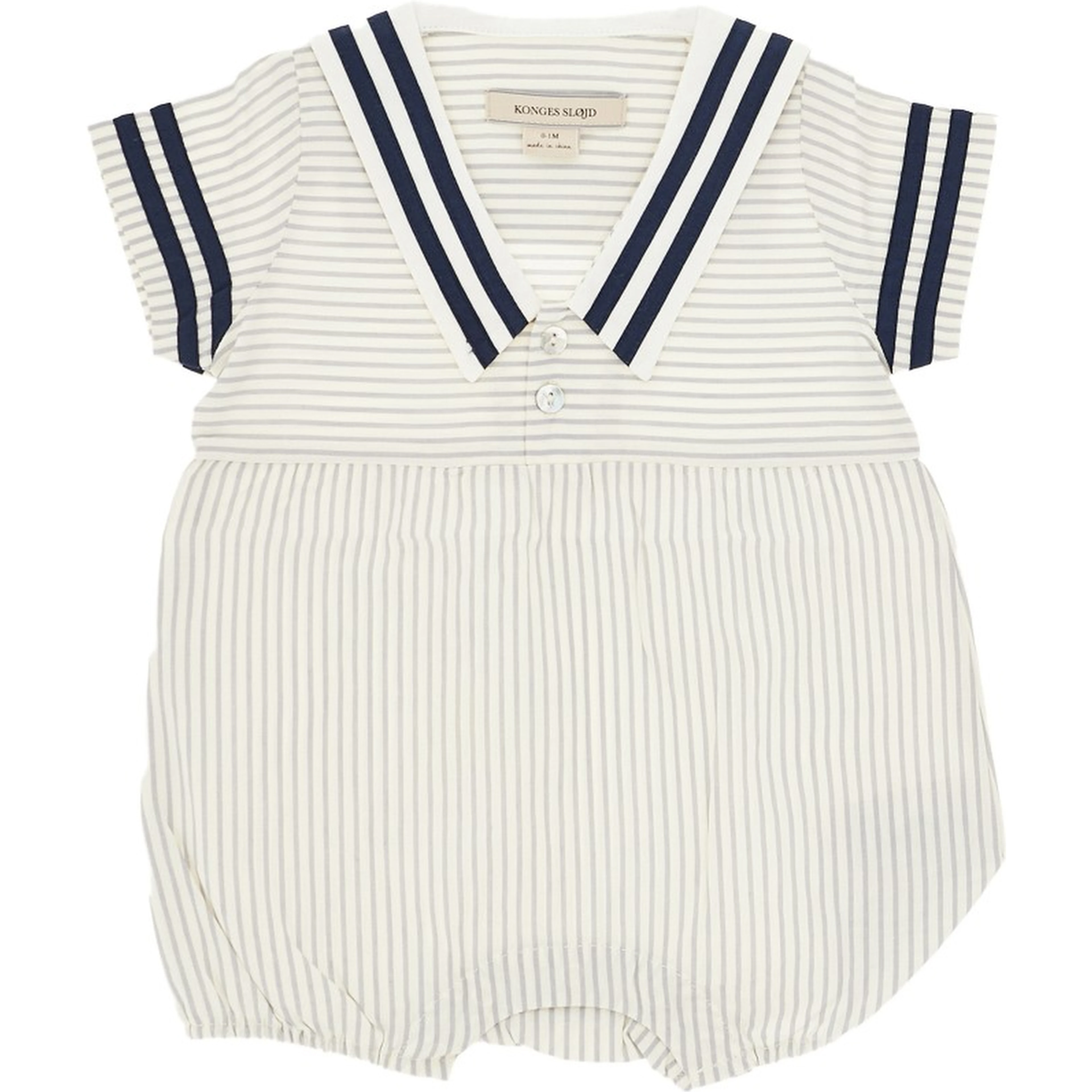 'Allie Sailor' cotton rompers