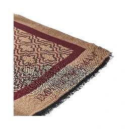 Viscose and modal scarf with jacquard motif