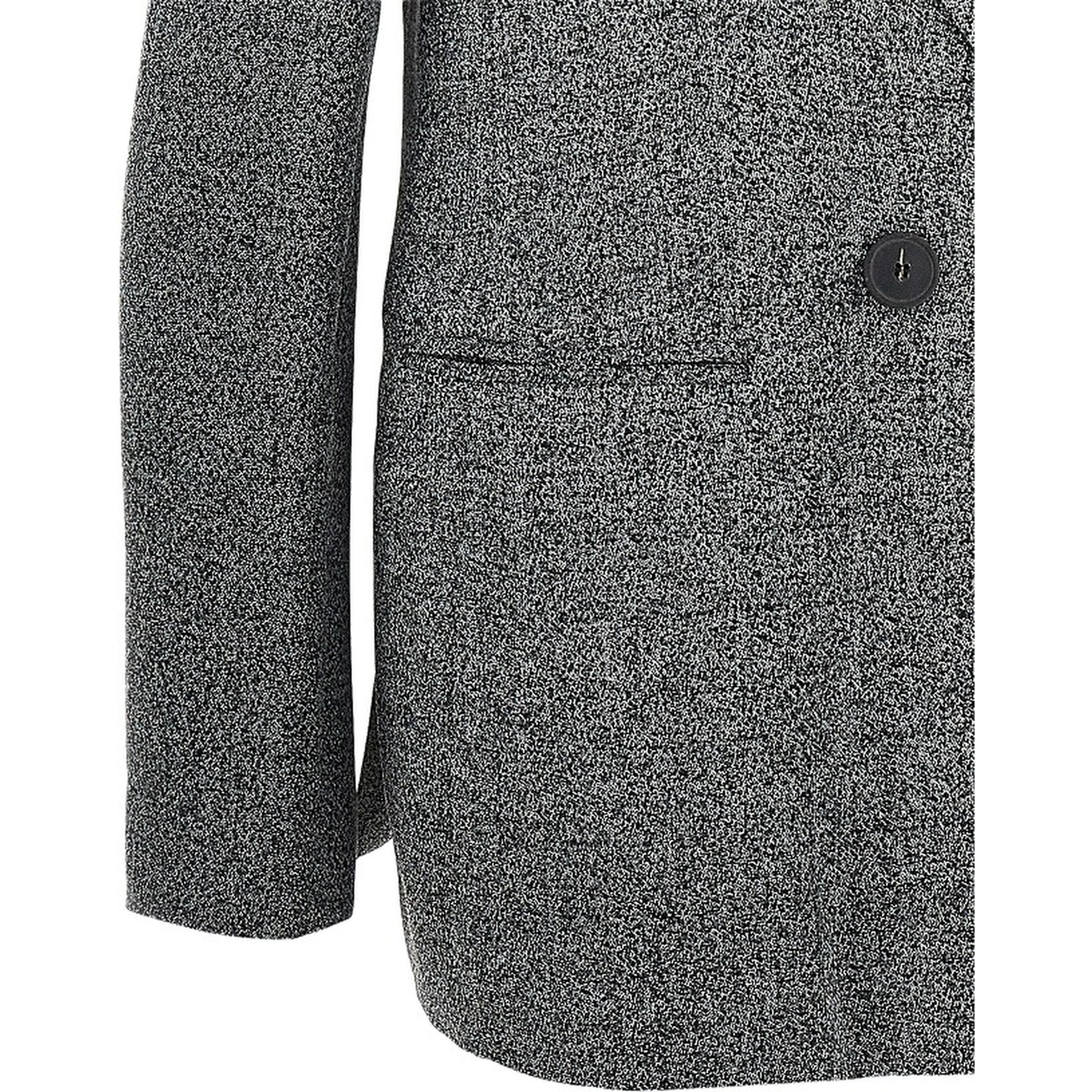 Mouliné fabric double-breasted jacket