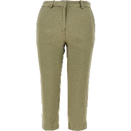 'Lior' twill Capri pants