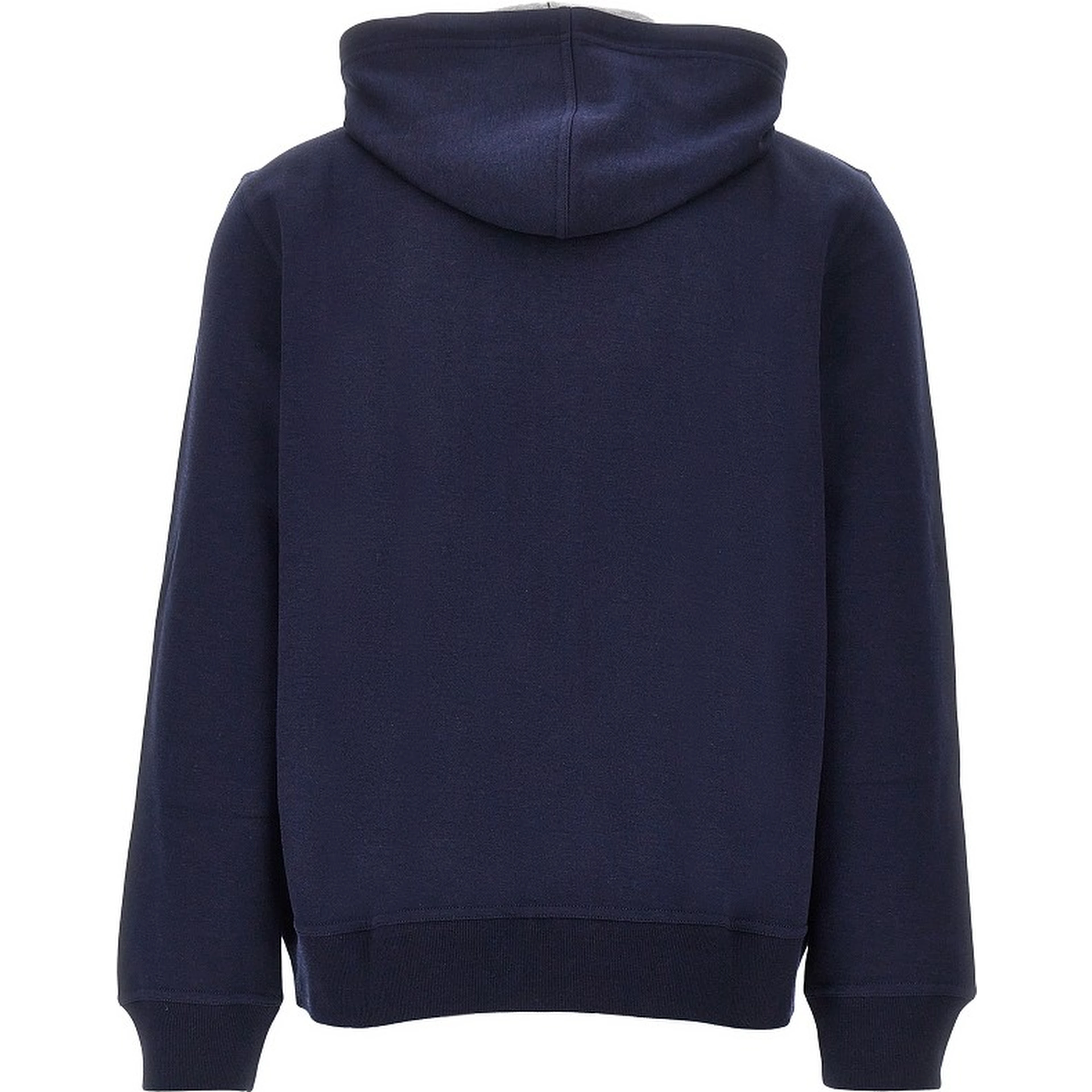Double jersey full-zip hoodie
