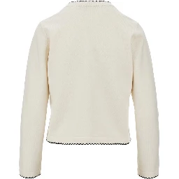 'Kendra' cardigan with scalloped edges