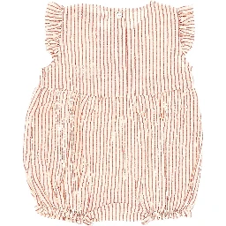 'Ellie' cotton romper suit with embroidery