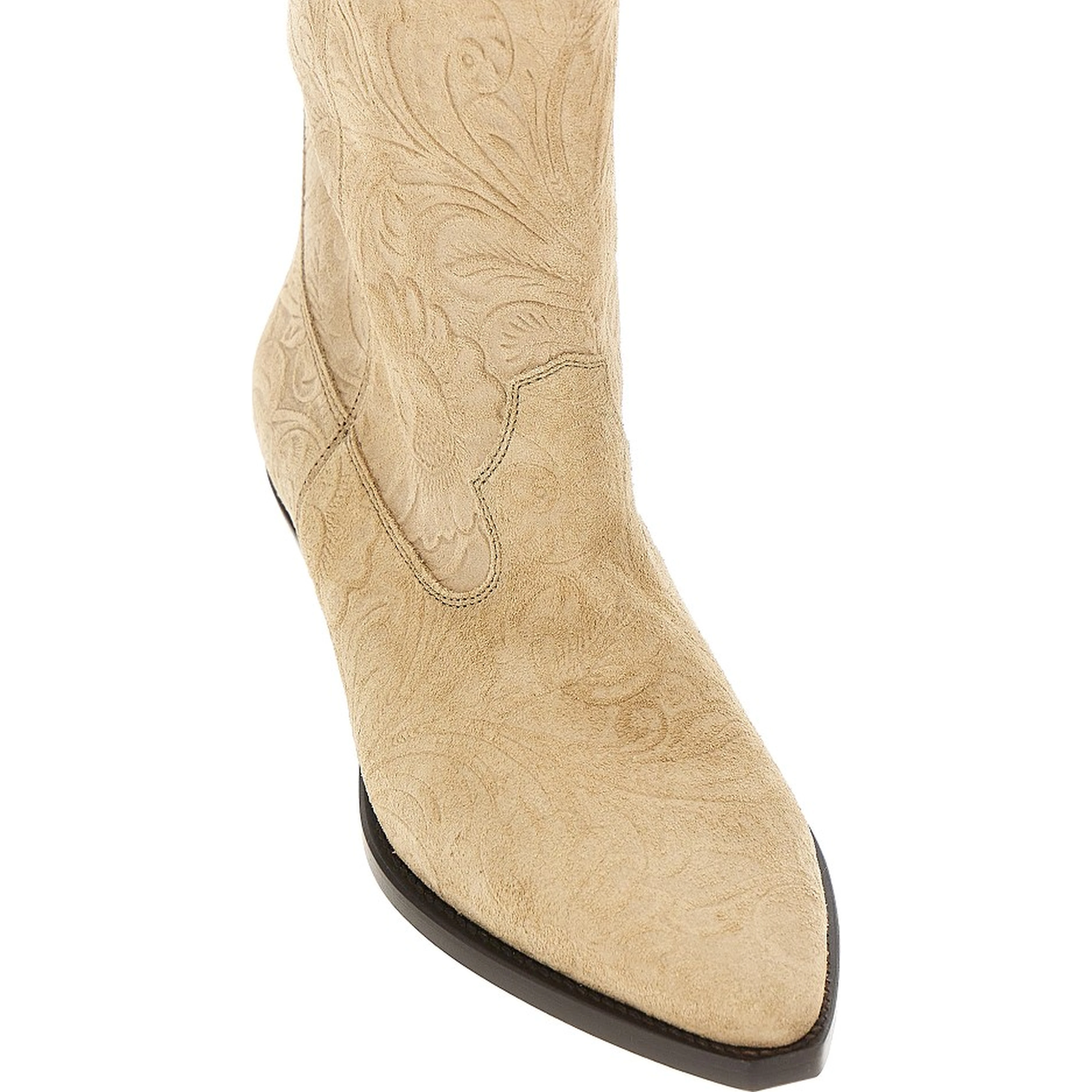 Suede leather 'Duerto' texan boots