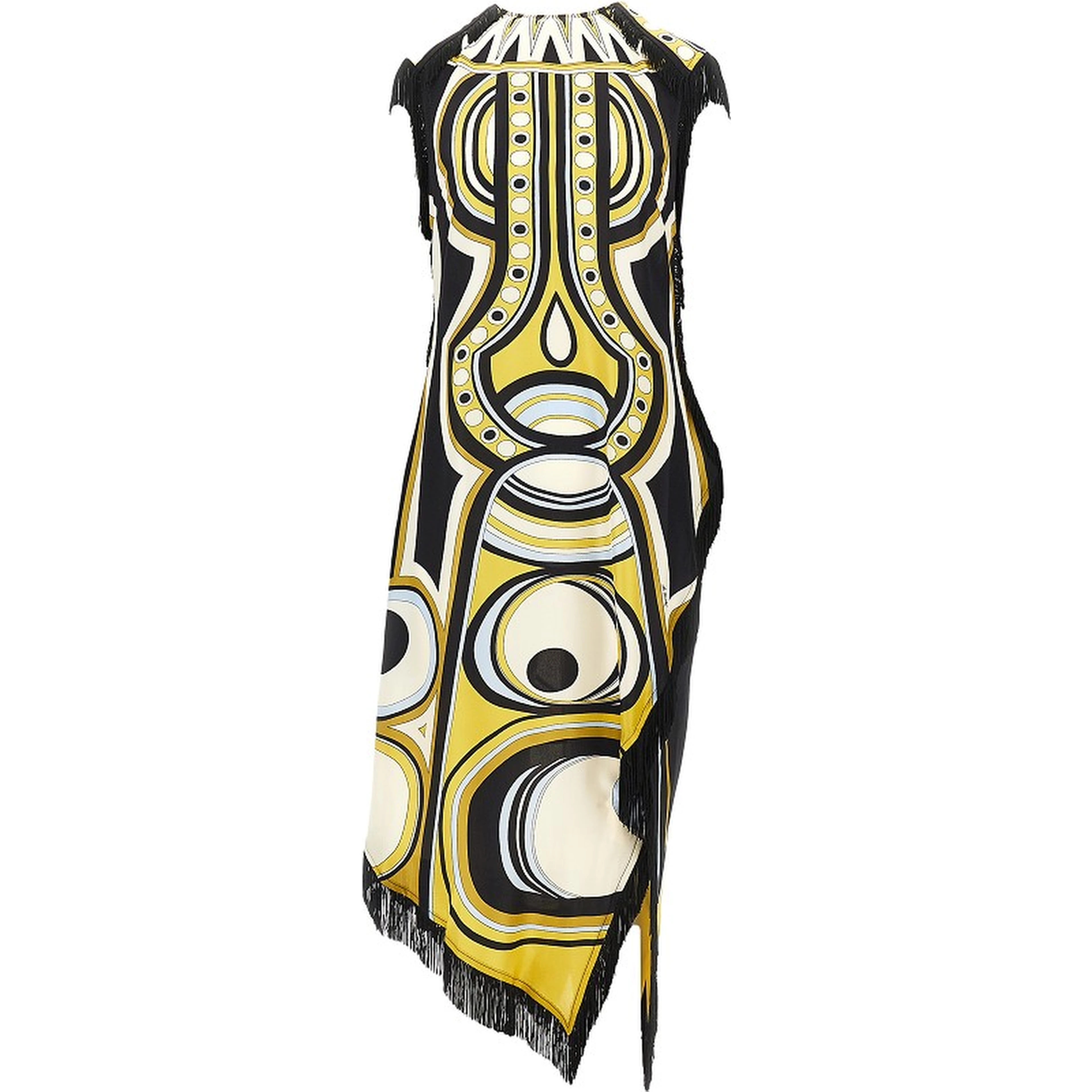 Printed silk 'Scarf' midi dress
