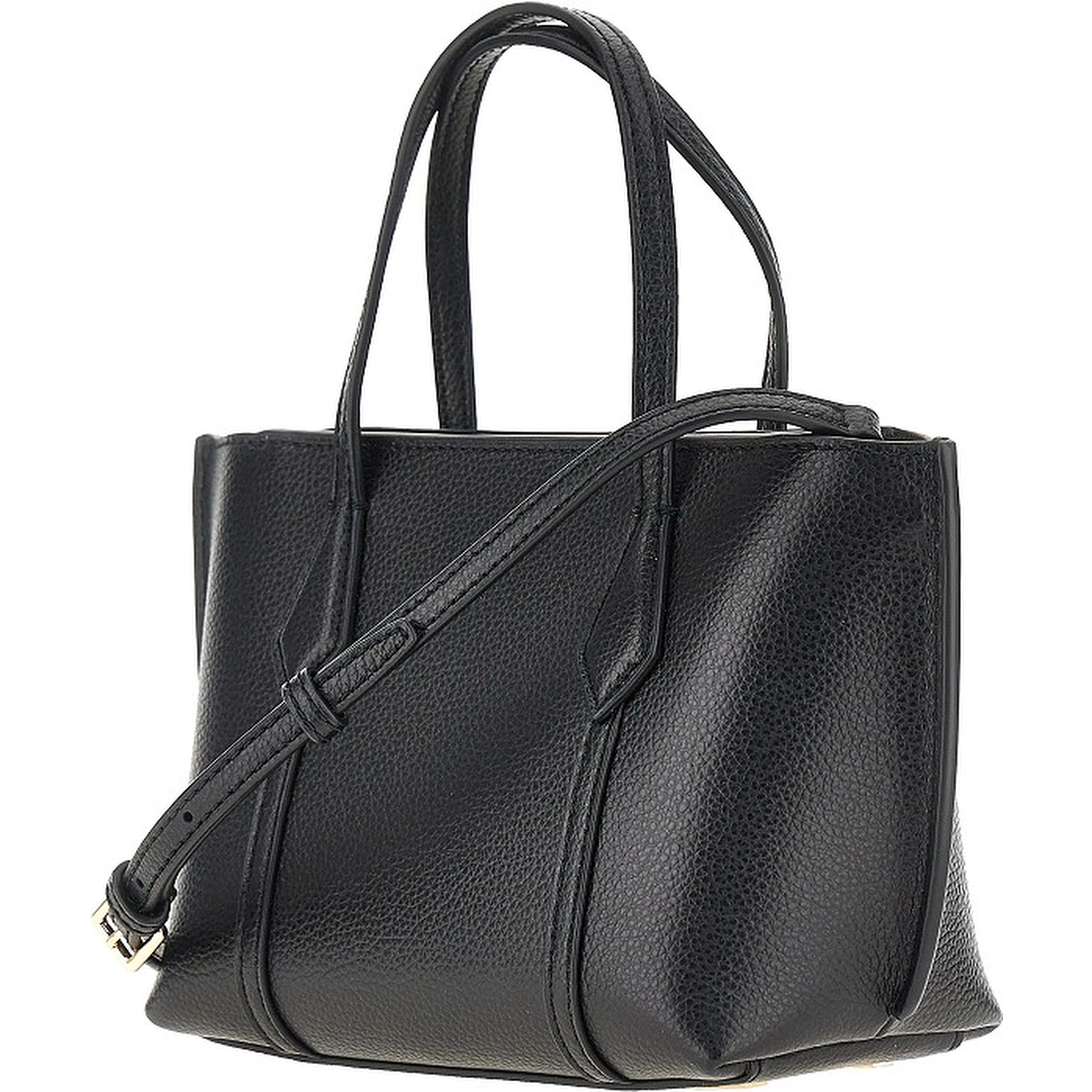 Grained leather 'Perry' mini shopping bag