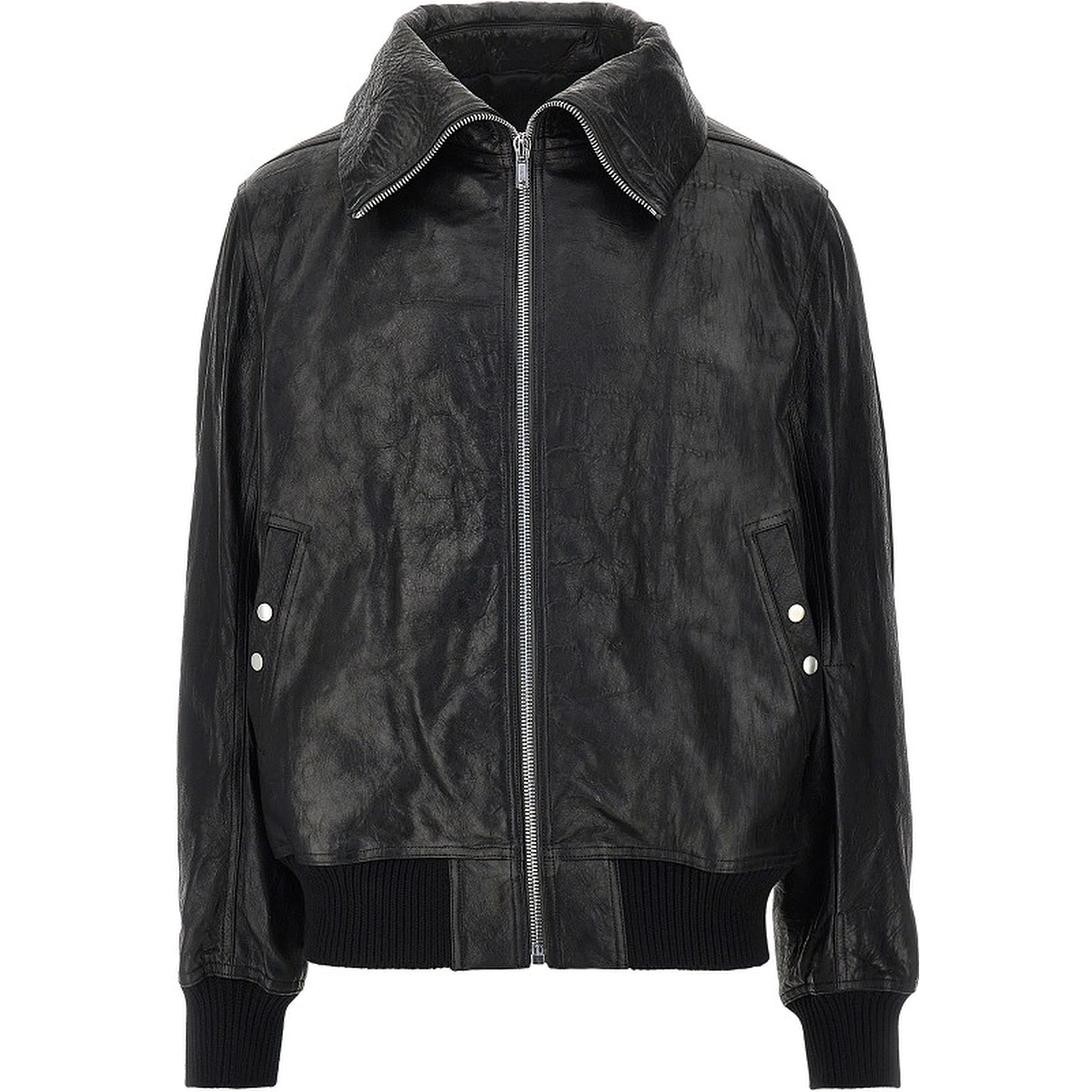 'Dracuflight' leather bomber jacket
