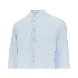 Guru collar linen shirt