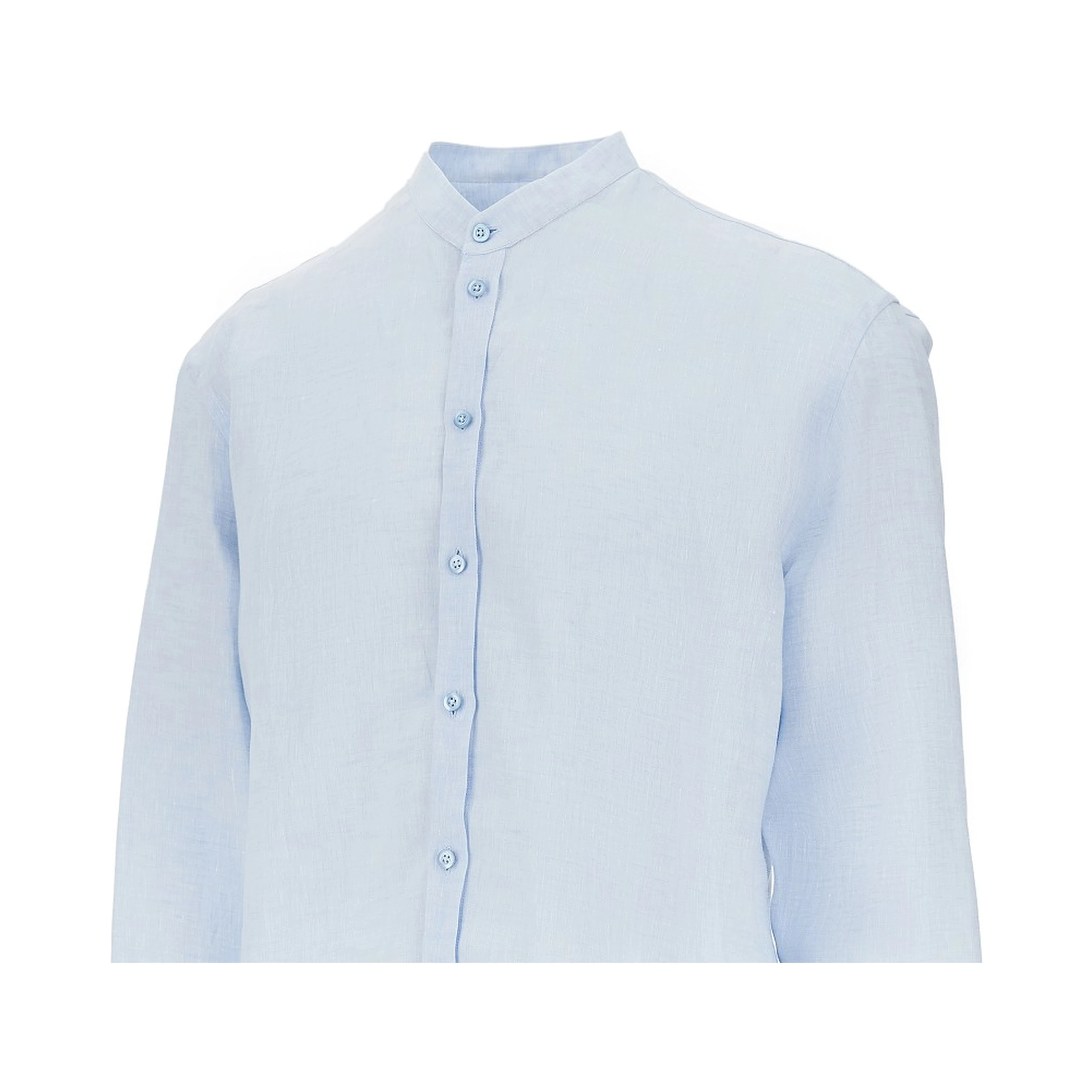 Guru collar linen shirt