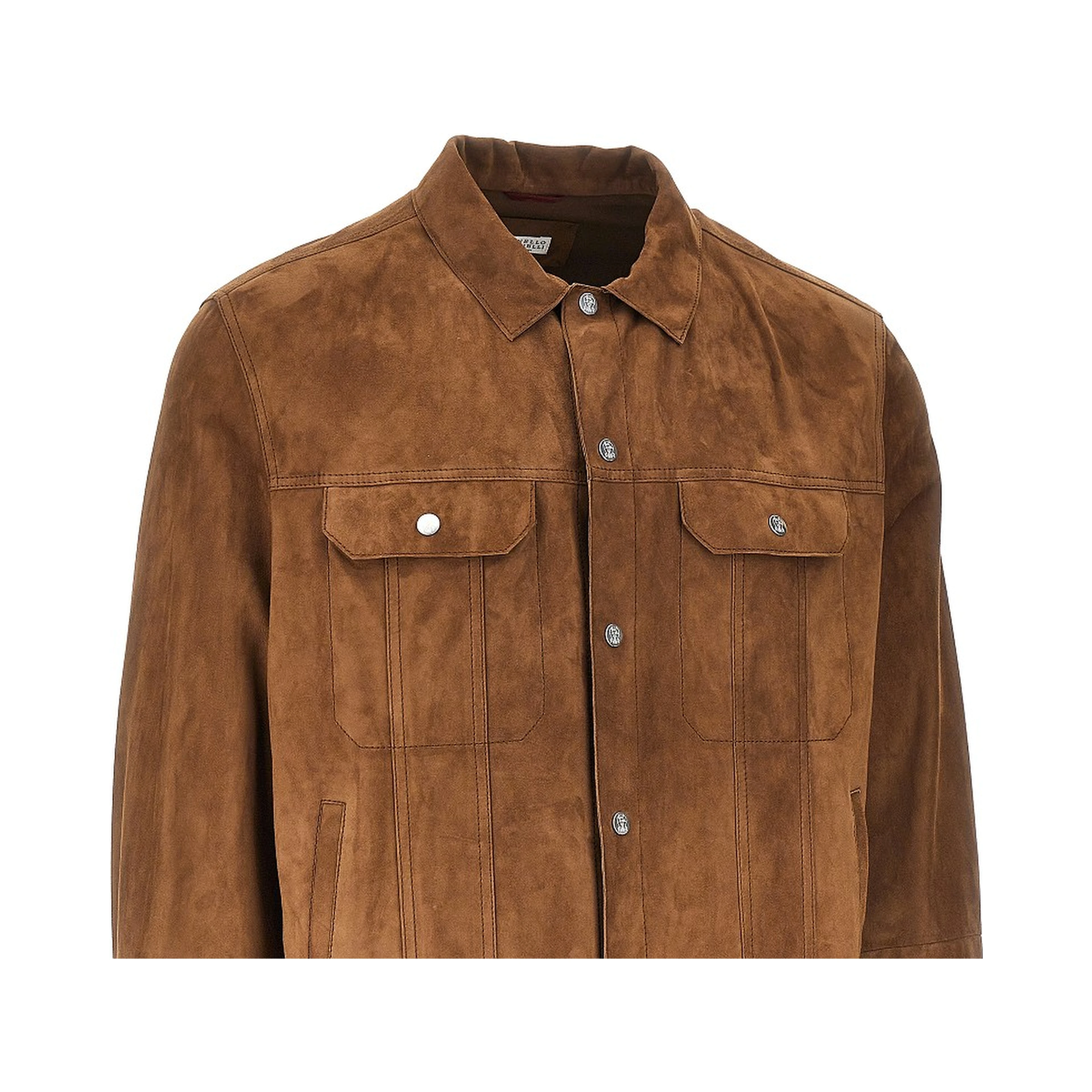 Suede leather jacket