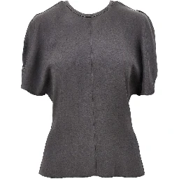 'Bela' crepe back satin top