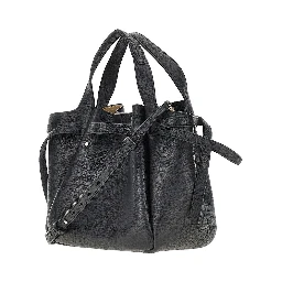 'Romy' grained leather bag