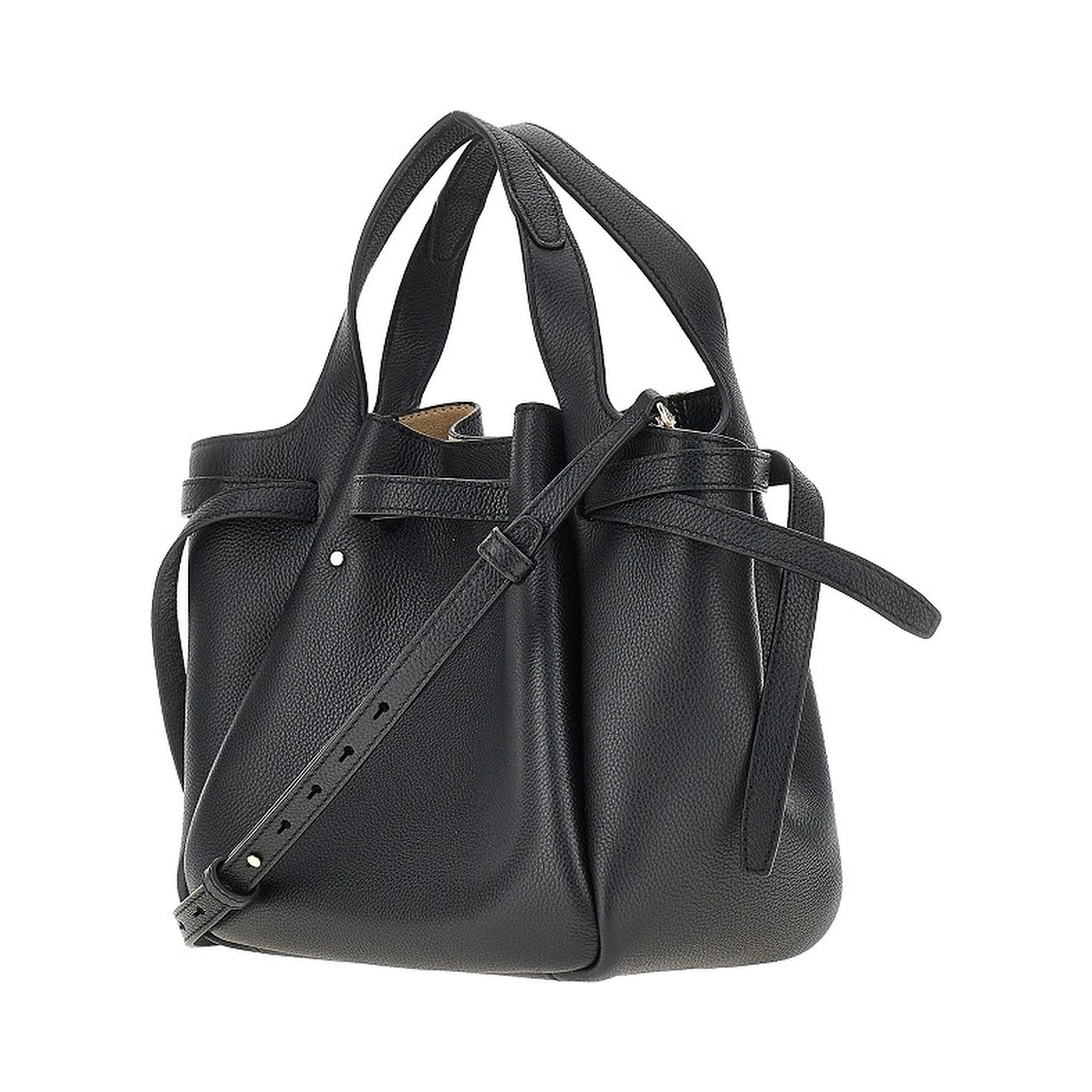 'Romy' grained leather bag