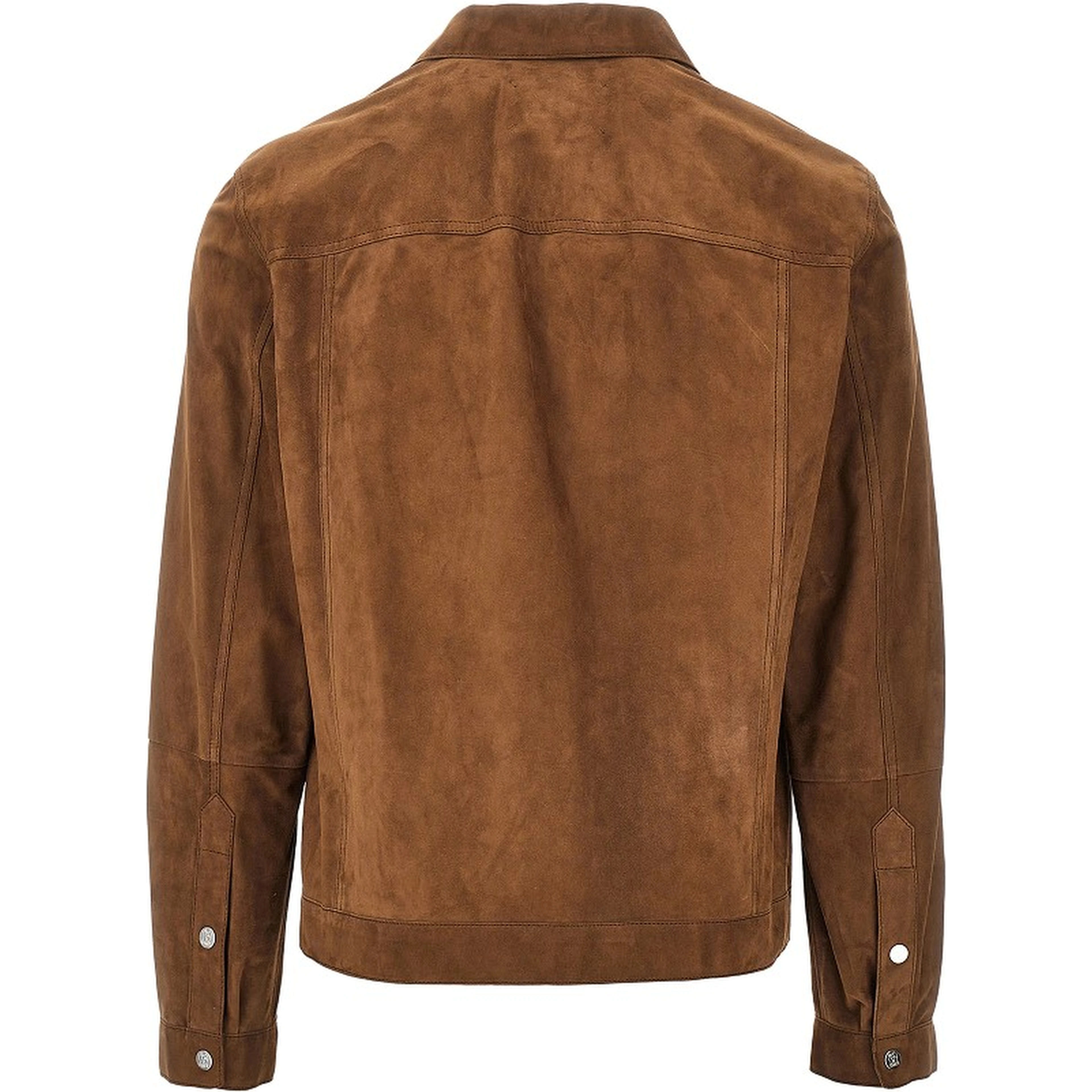 Suede leather jacket