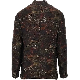 Cupro twill jacket