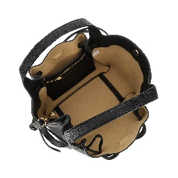 'Romy' grained leather bag