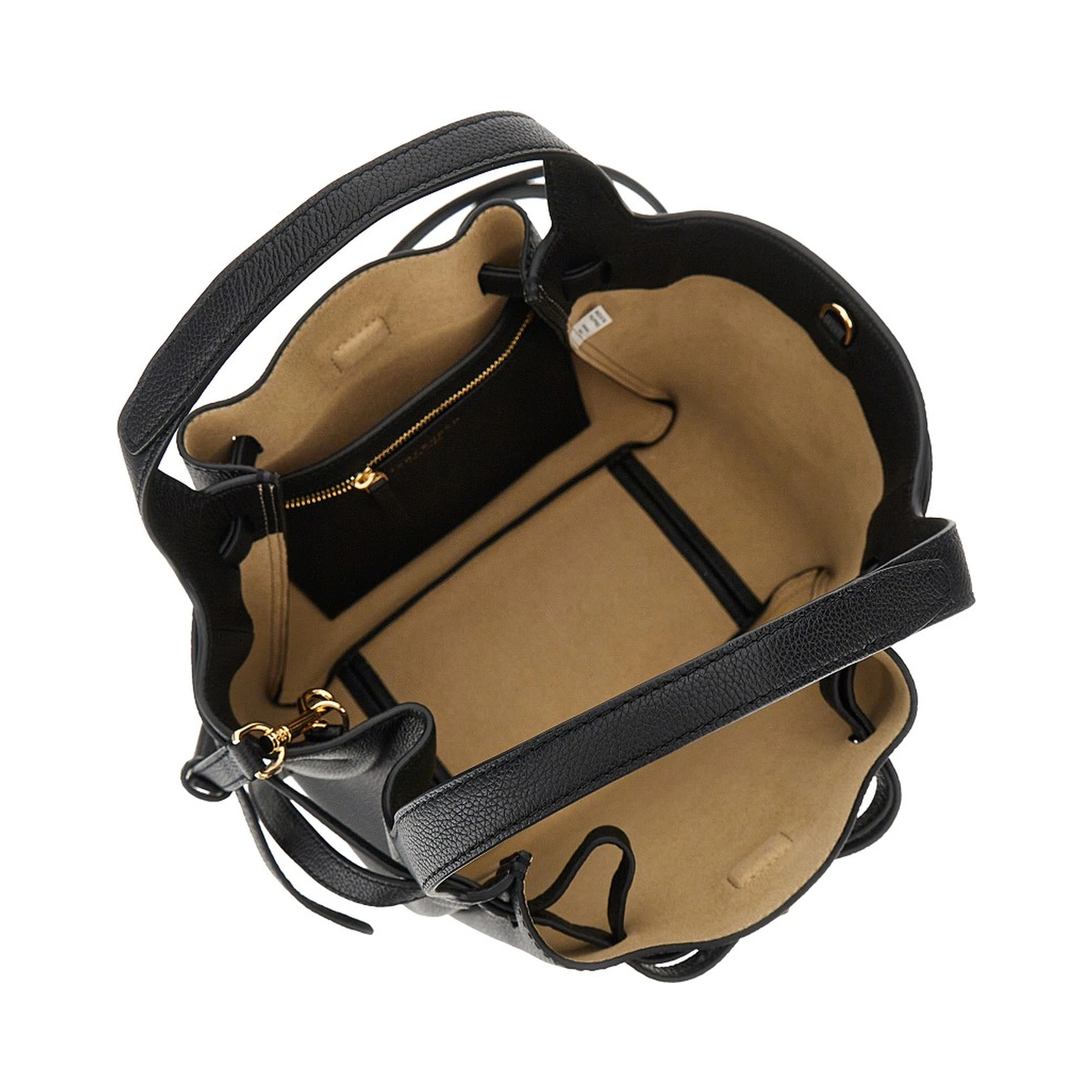 'Romy' grained leather bag