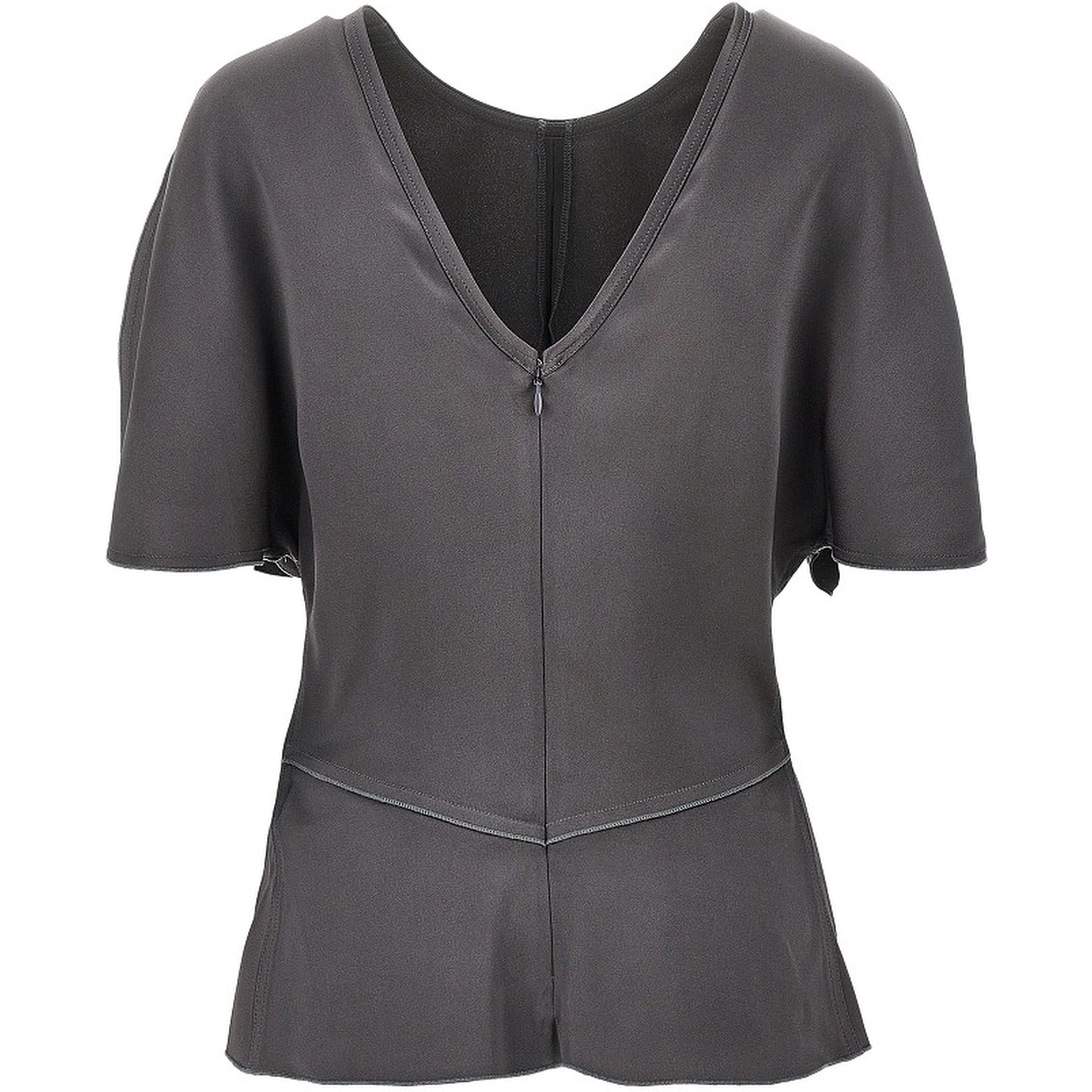 'Bela' crepe back satin top