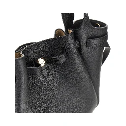 'Romy' grained leather bag