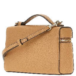 'Romy Slim' grained leather bag