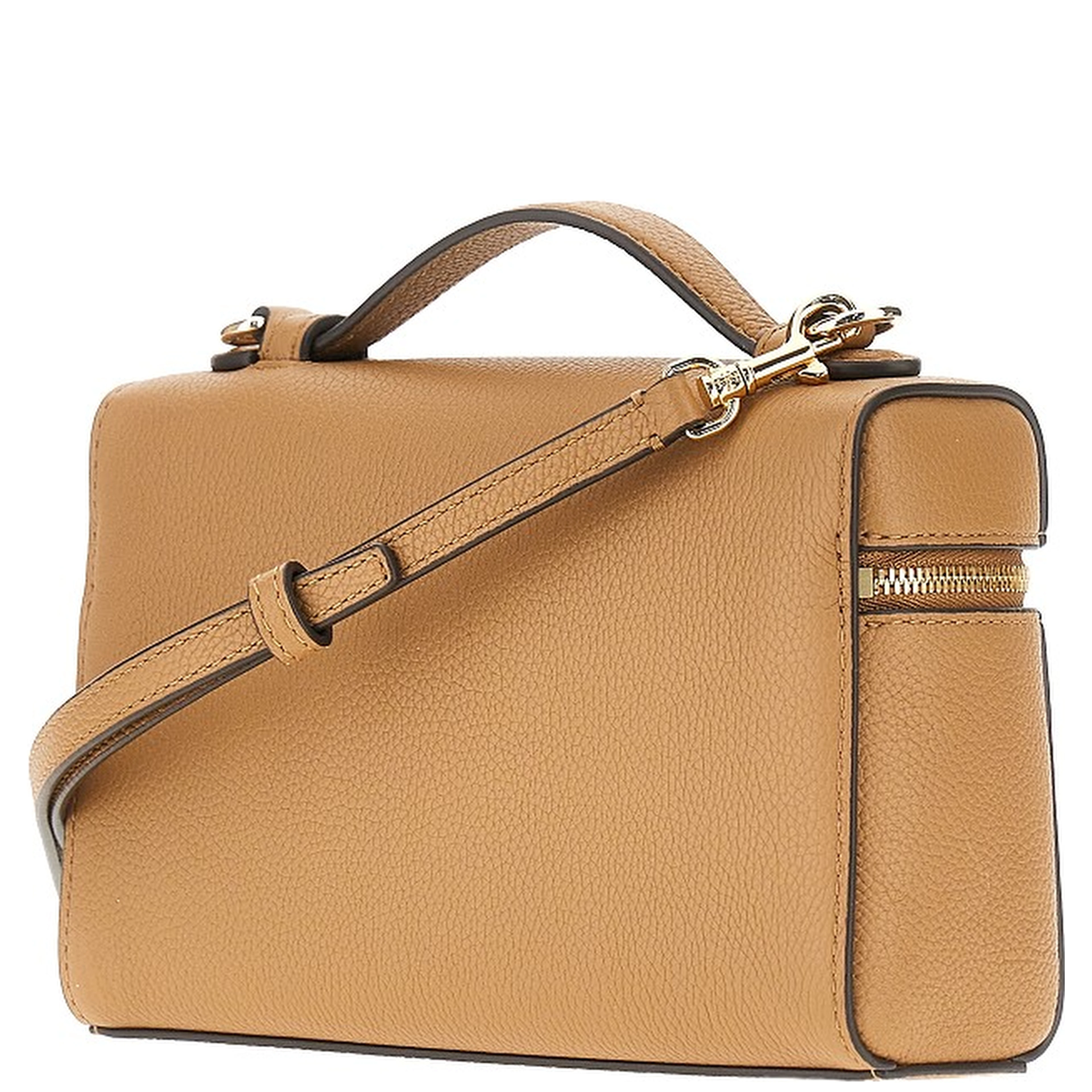 'Romy Slim' grained leather bag