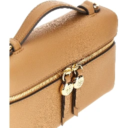 'Romy Slim' grained leather bag