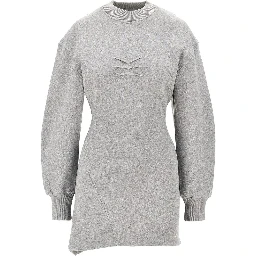Mèlange cotton mini dress