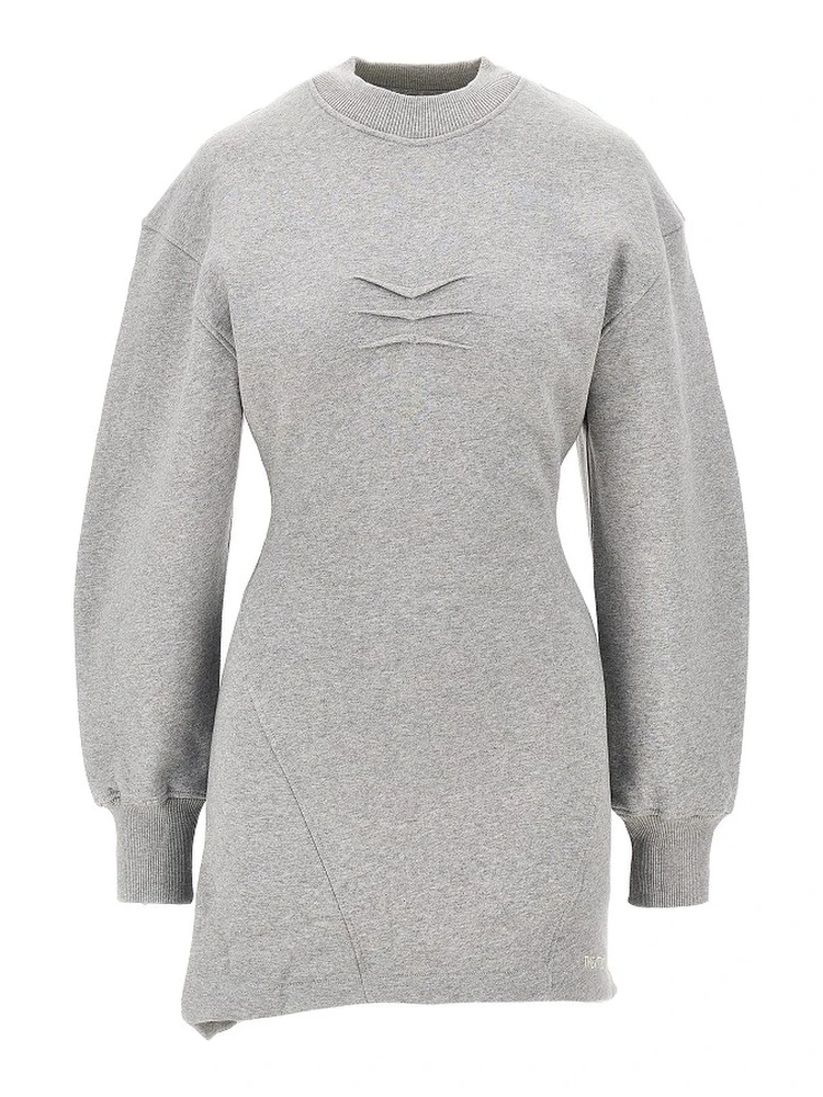 Mèlange cotton mini dress