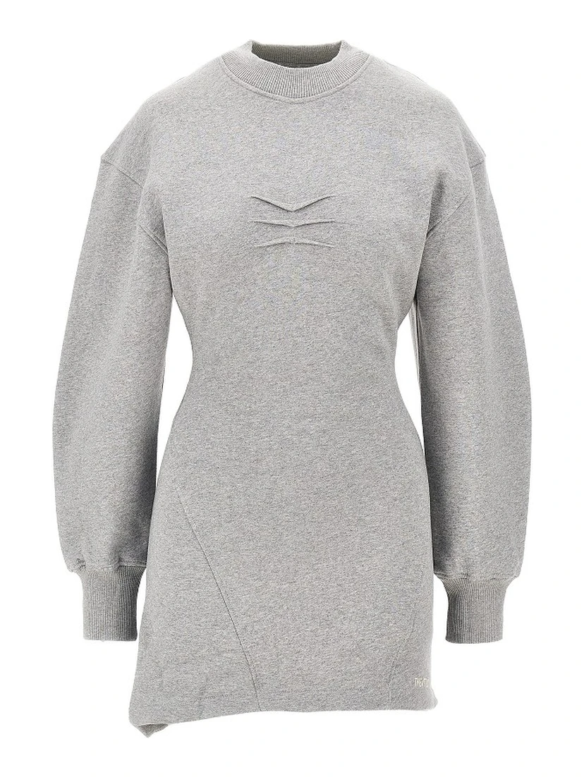 Mèlange cotton mini dress