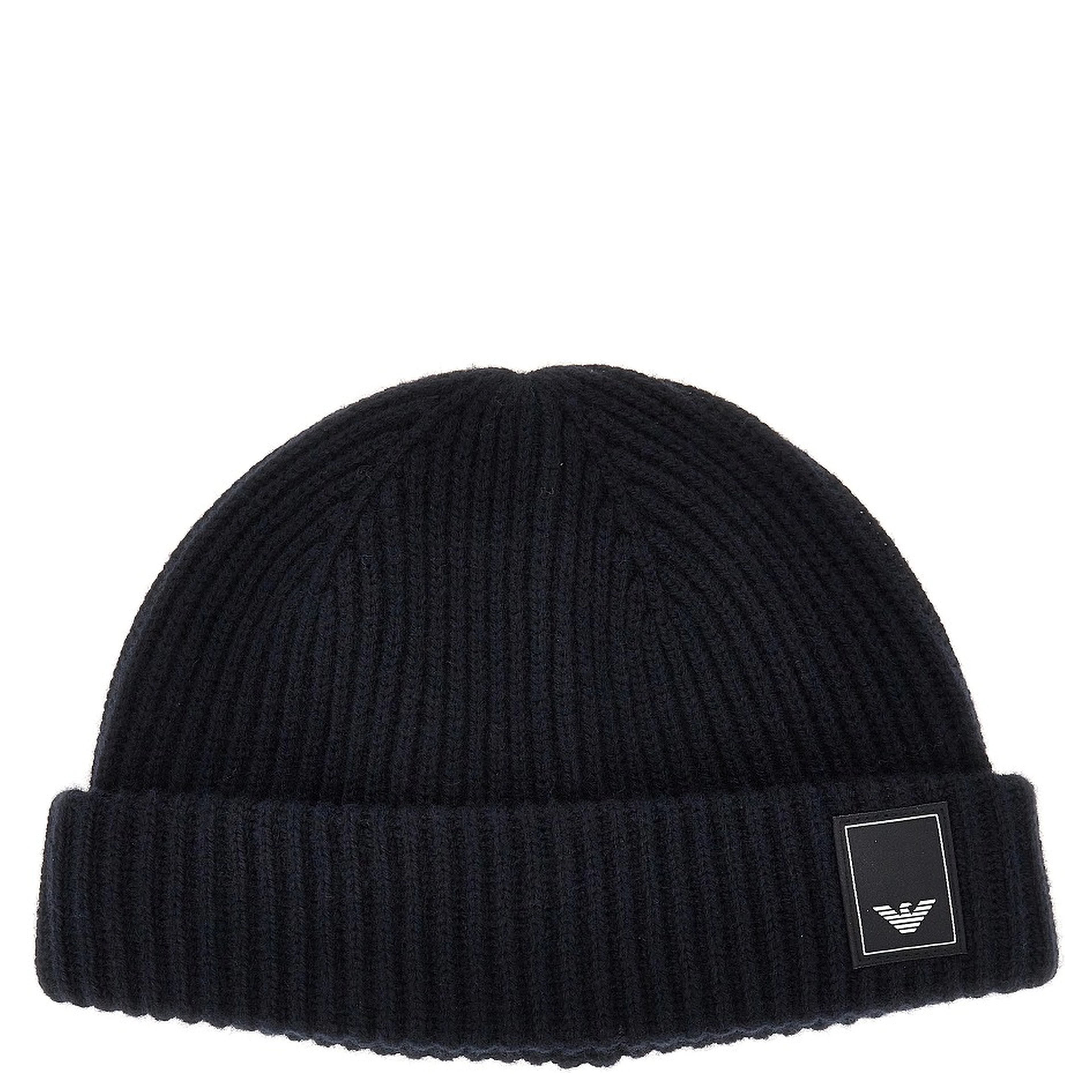 Wool and cashmere beanie hat