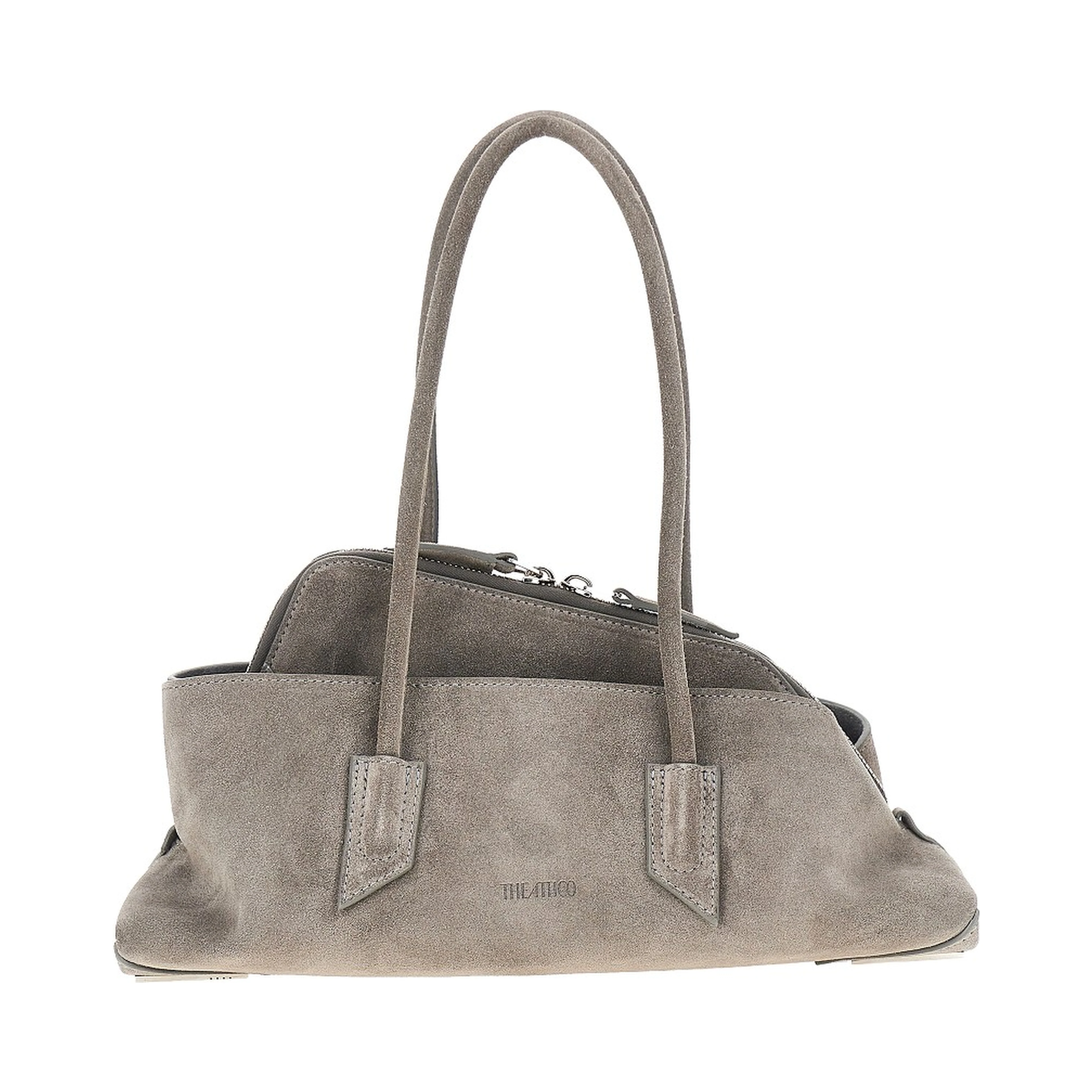 Suede leather small 'La Passeggiata' bag