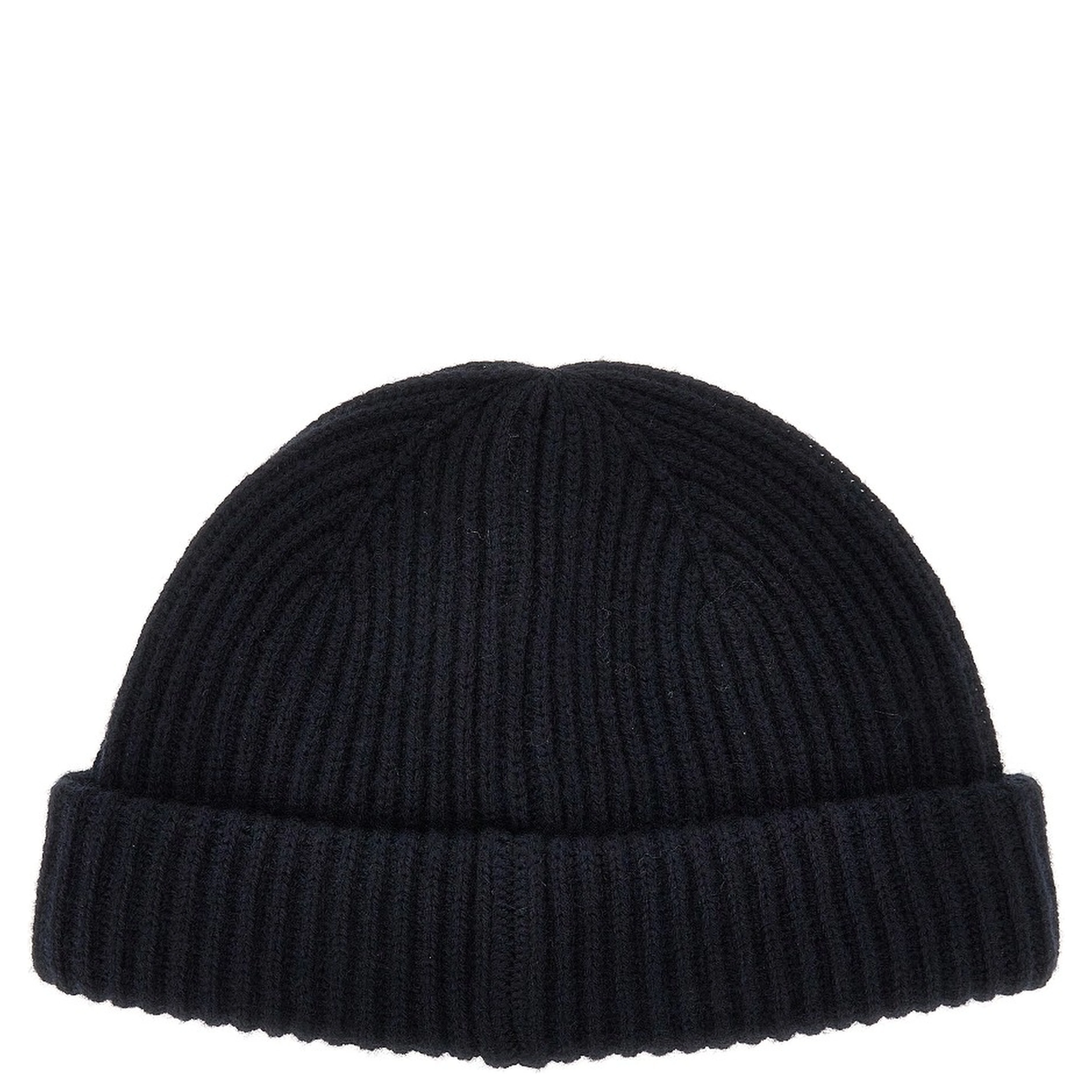 Wool and cashmere beanie hat