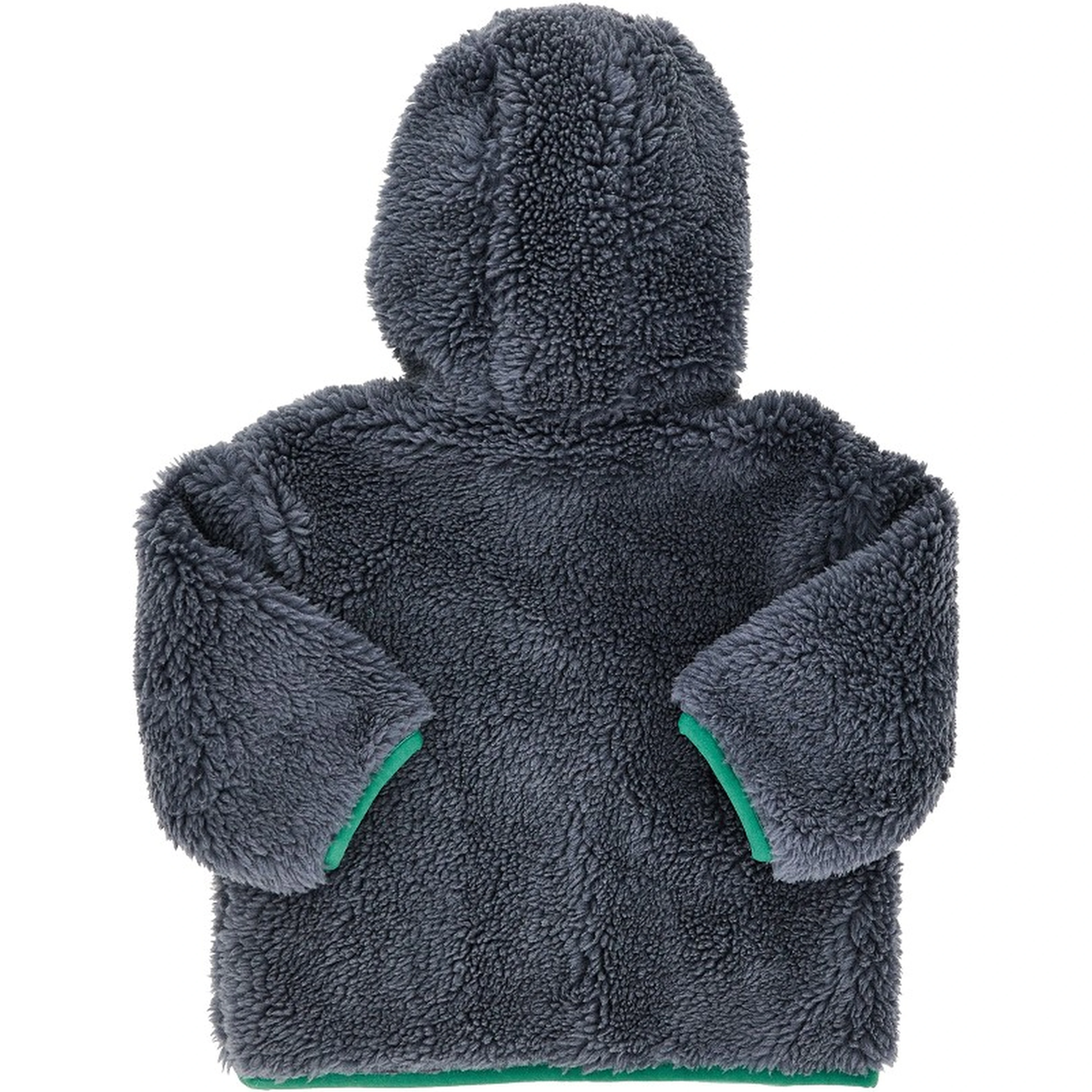 Robot patches fleece full-zip hoodie