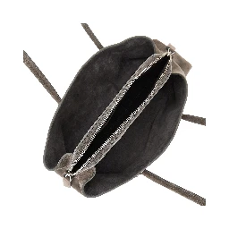 Suede leather small 'La Passeggiata' bag