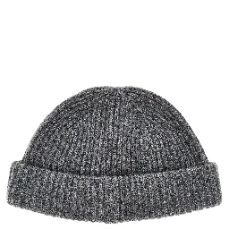 Wool and cashmere beanie hat