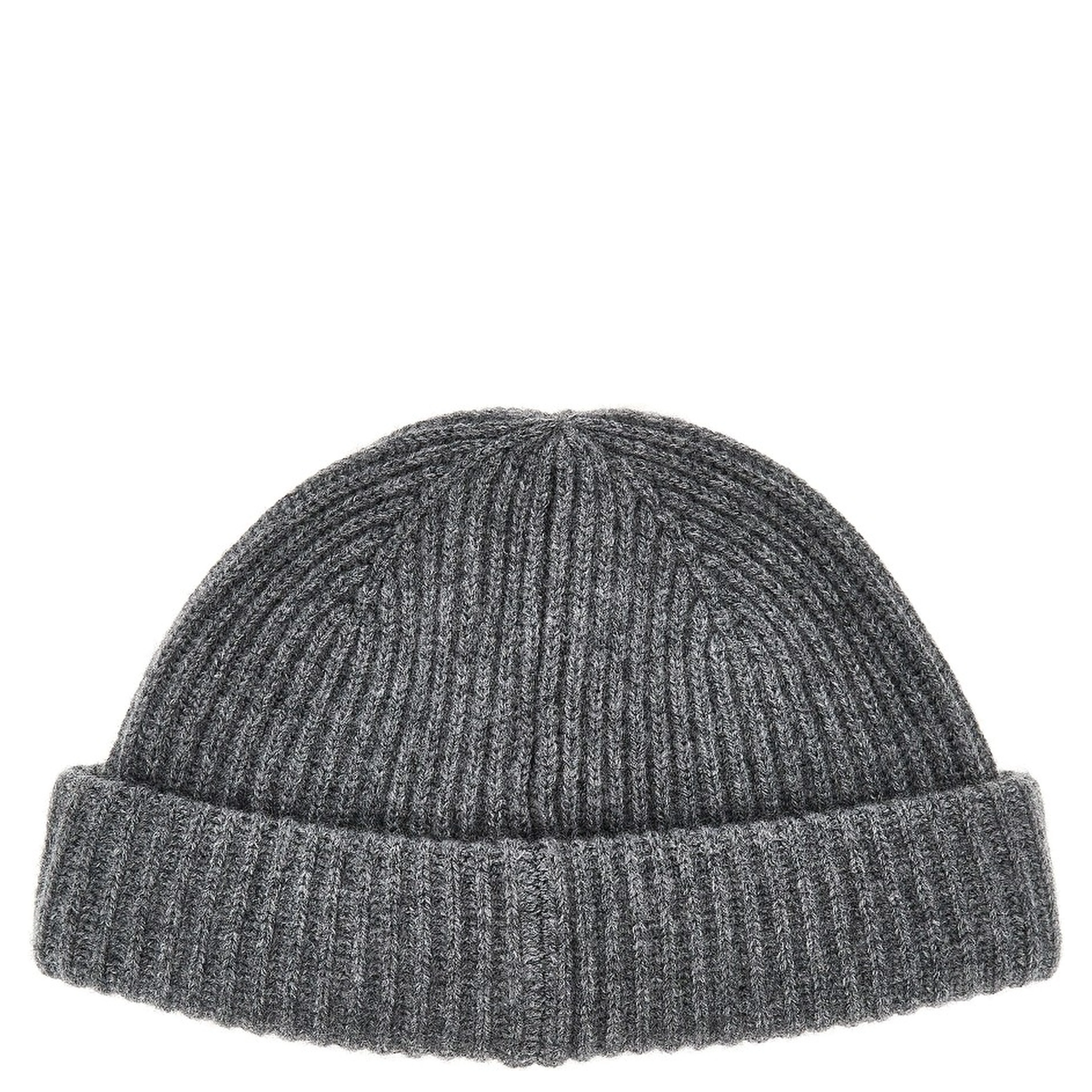 Wool and cashmere beanie hat