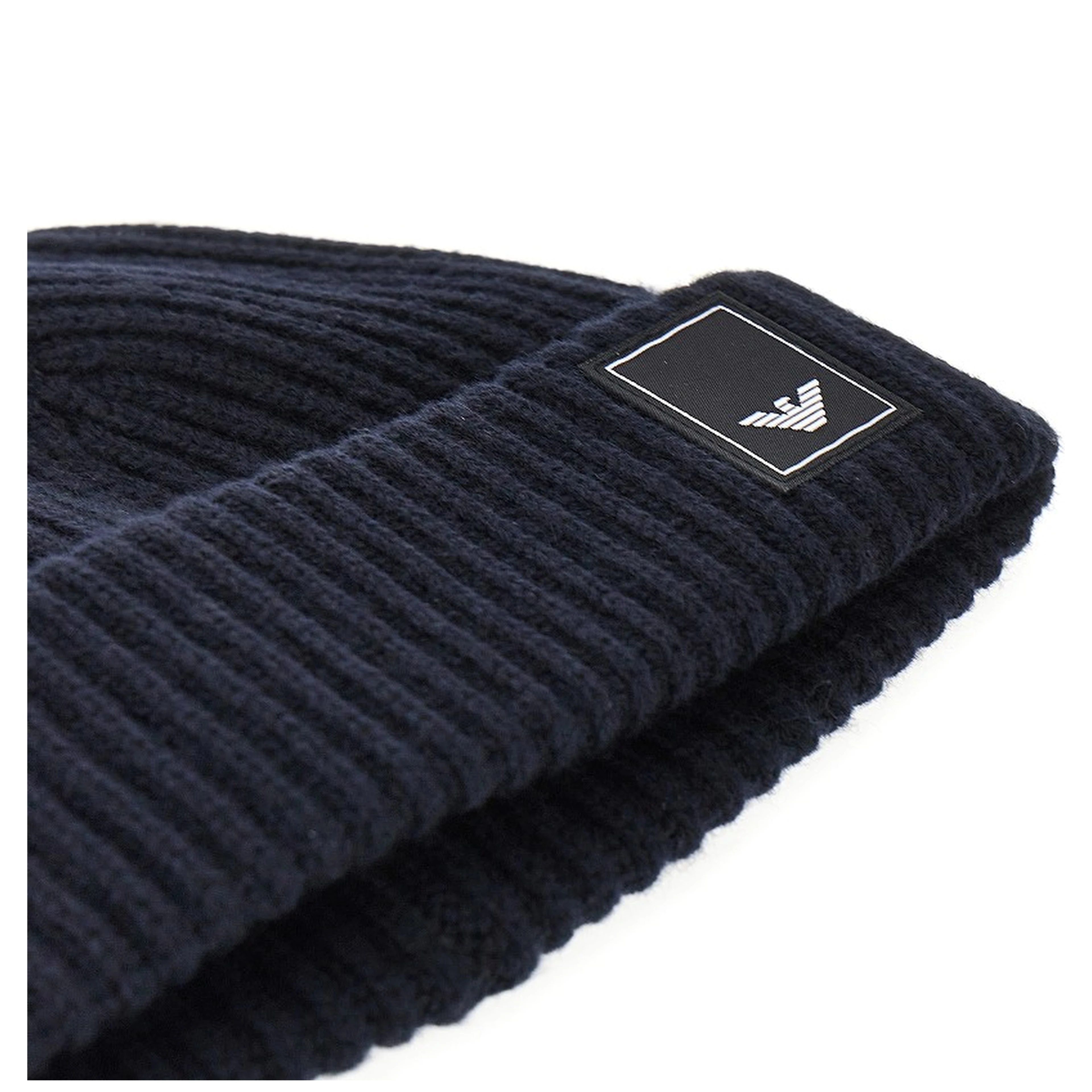 Wool and cashmere beanie hat