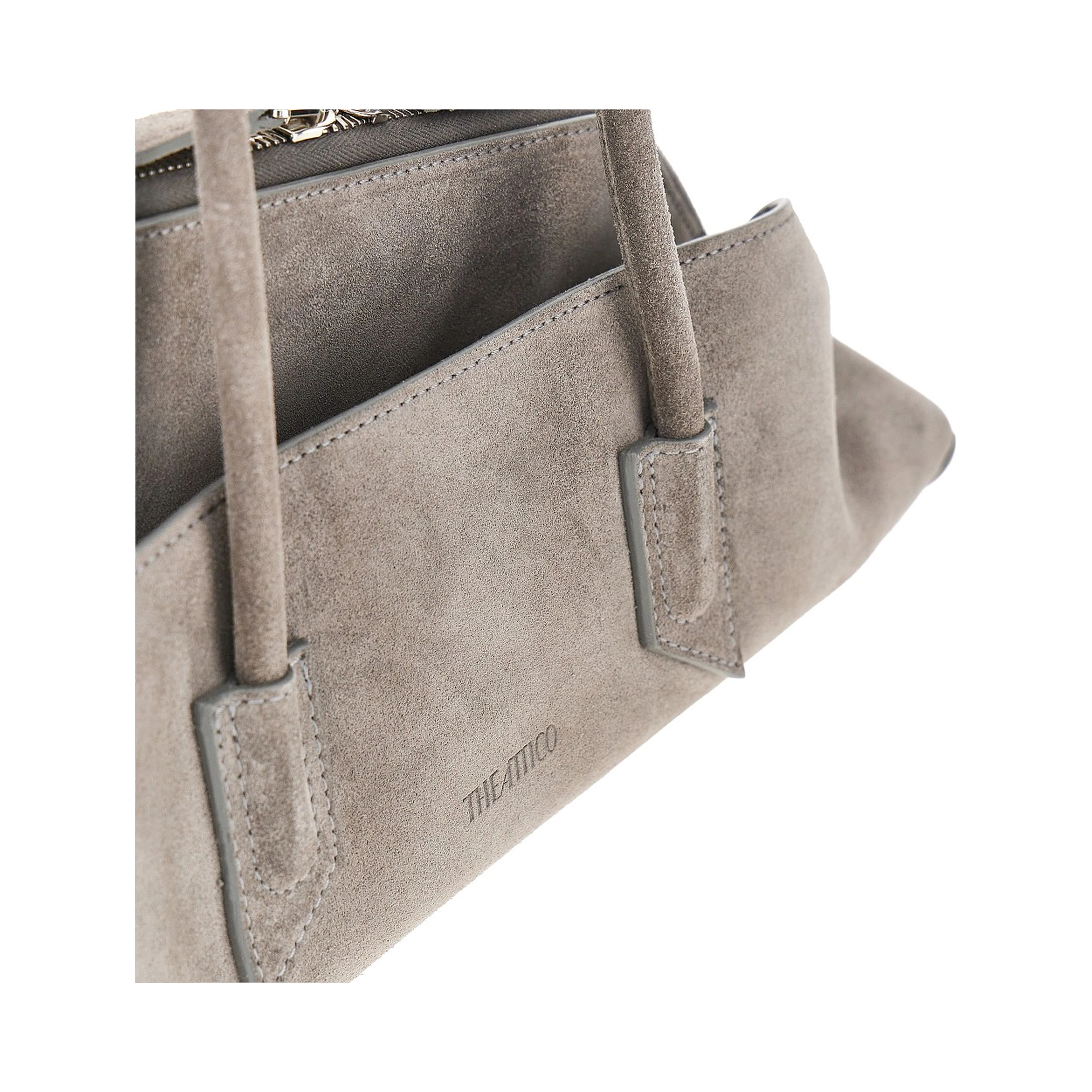 Suede leather small 'La Passeggiata' bag