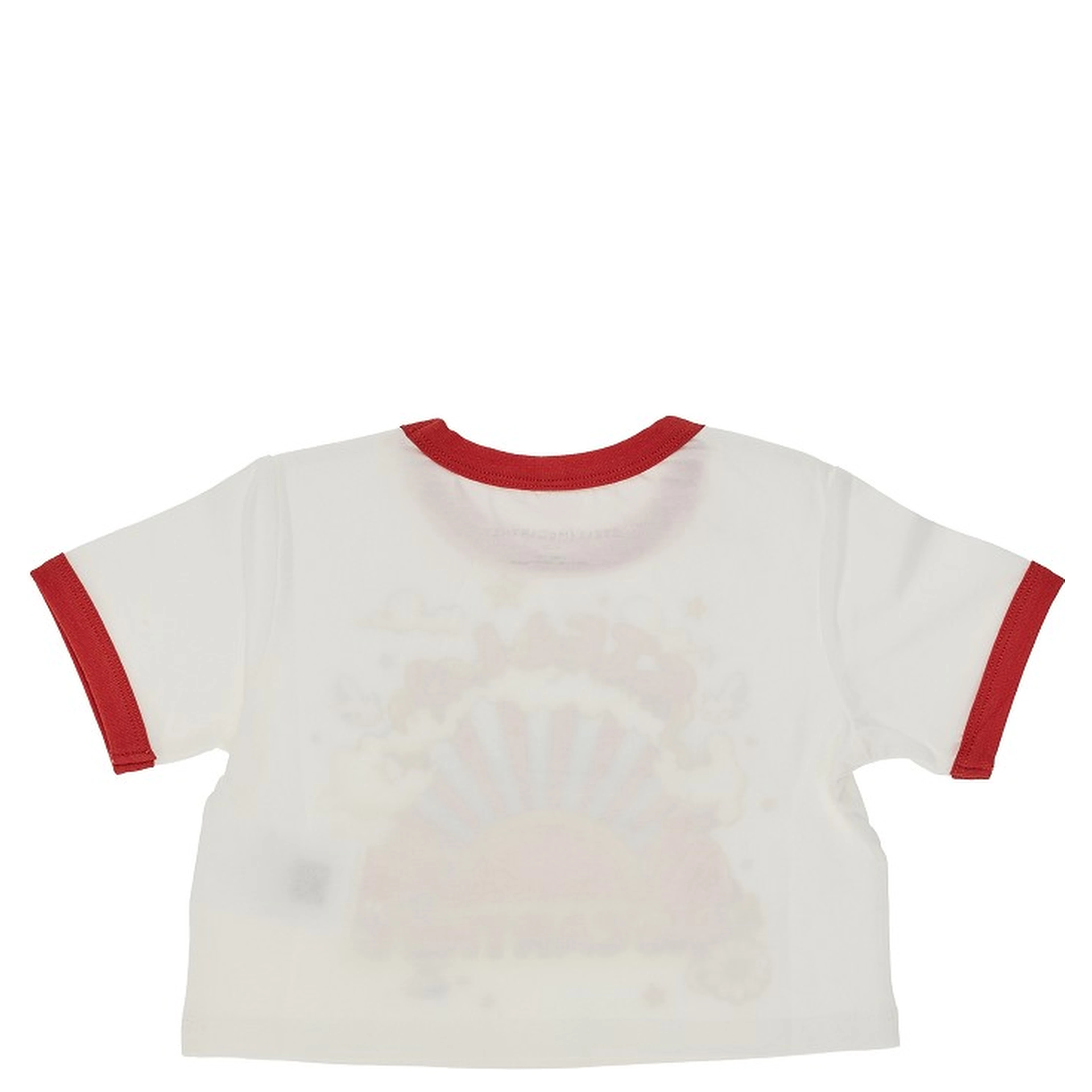 Graphic logo print cropped T-shirt