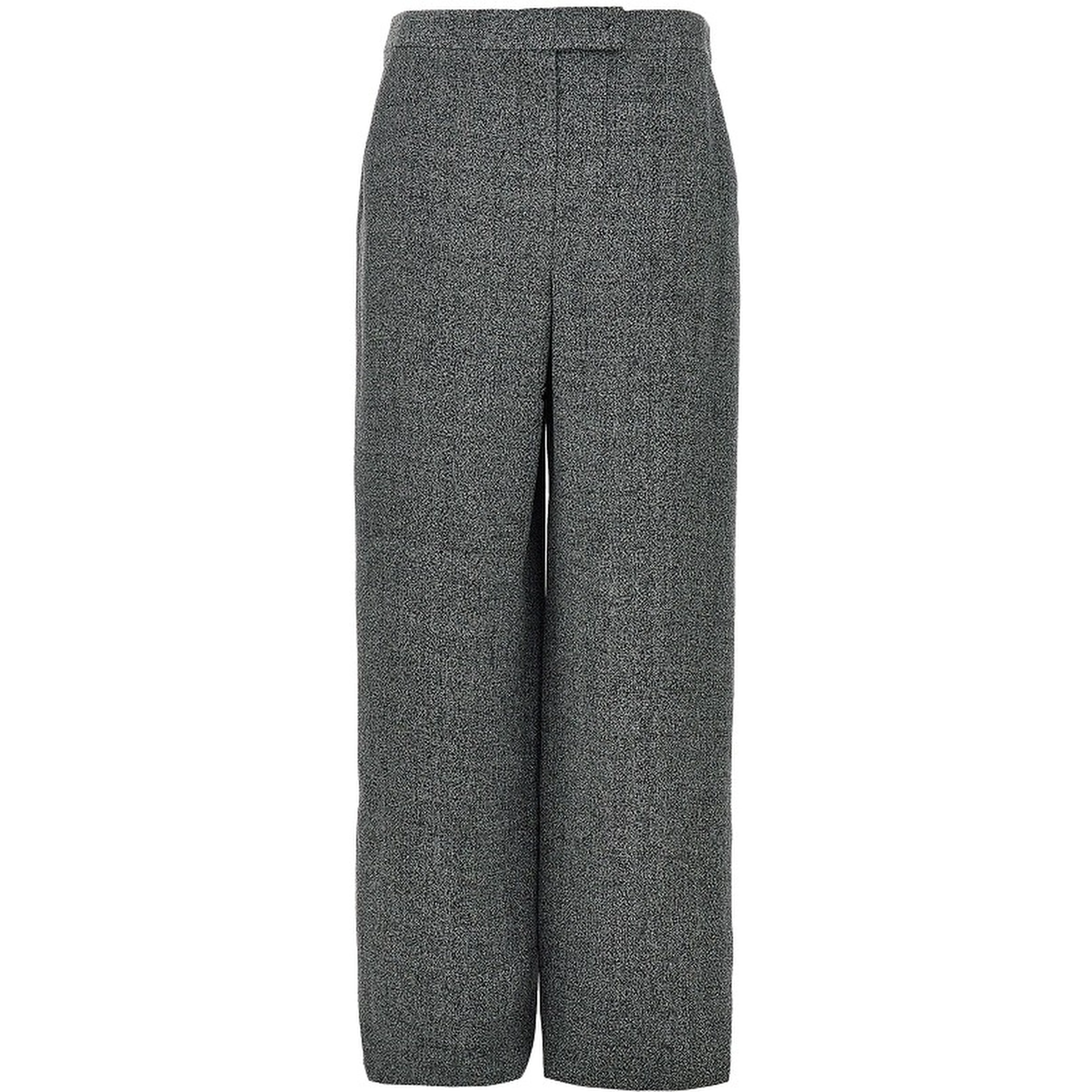 Mouliné fabric pants