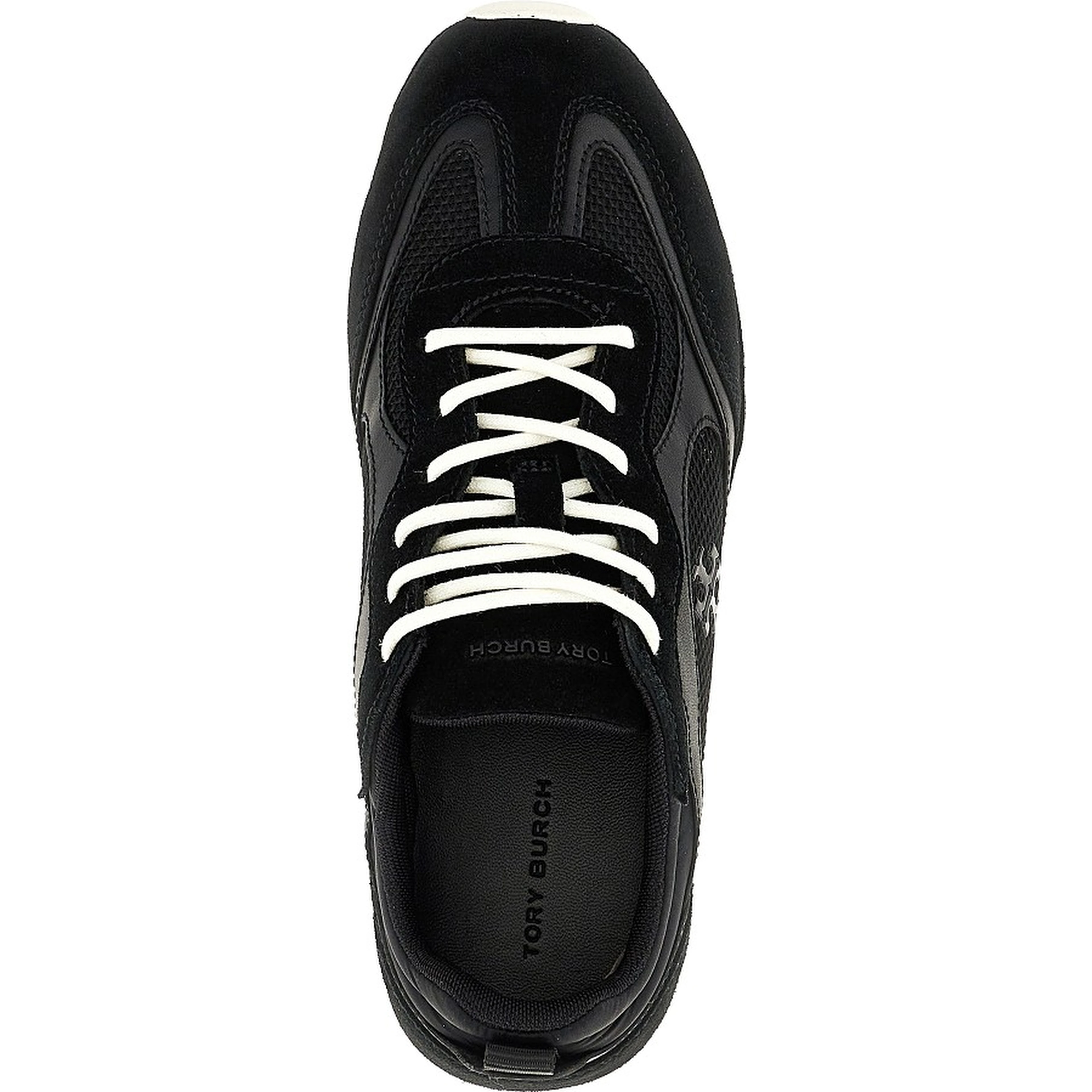 'Field' mesh and leather sneakers