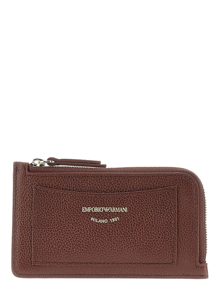 Leather cardholder pouch