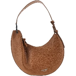'Emporio Armani 1981' grain leather hobo bag