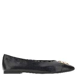 'Charlie' nappa leather ballerinas