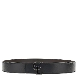 'CL' leather reversible belt