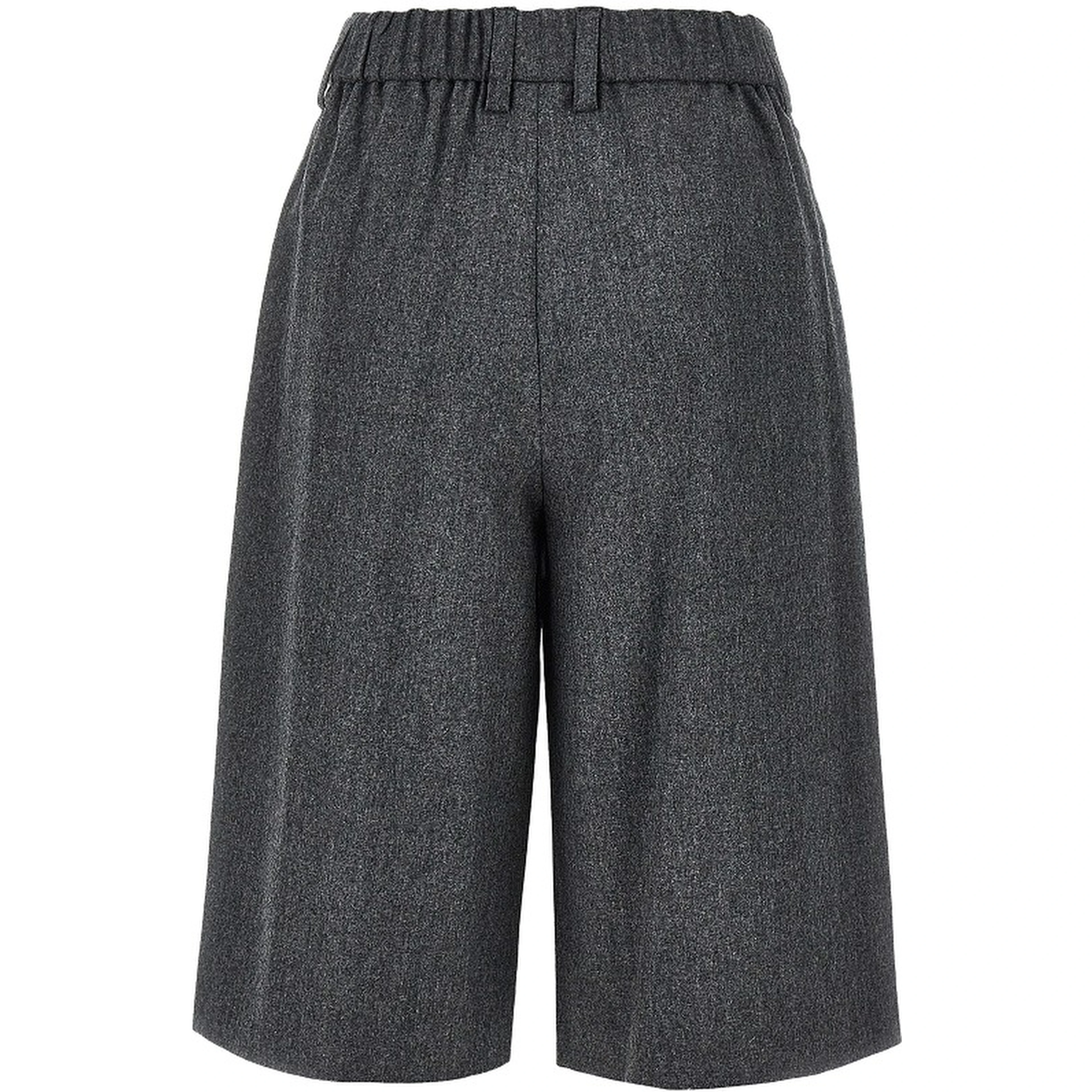 Flannel shorts with darts