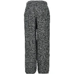 Mouliné fabric pants