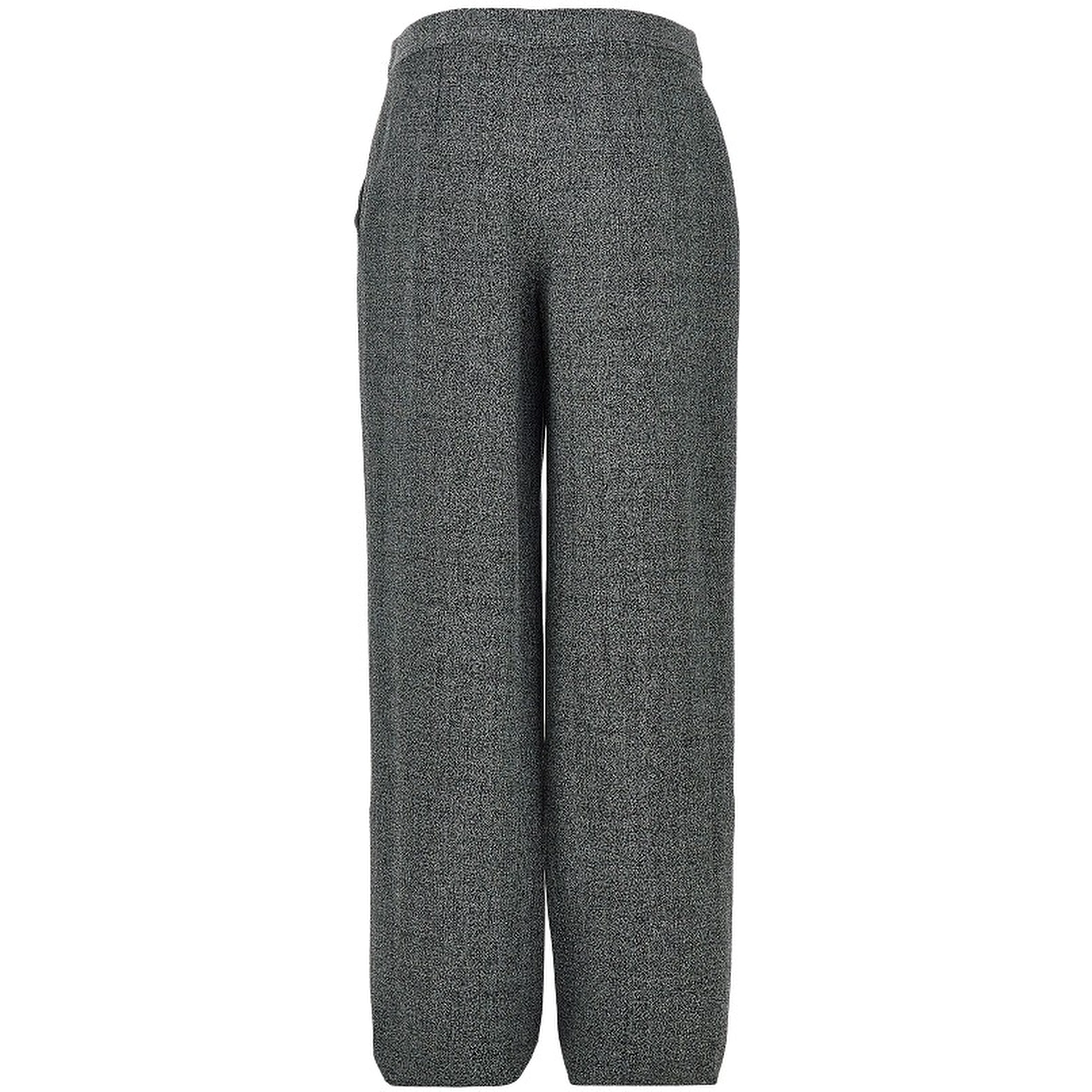 Mouliné fabric pants